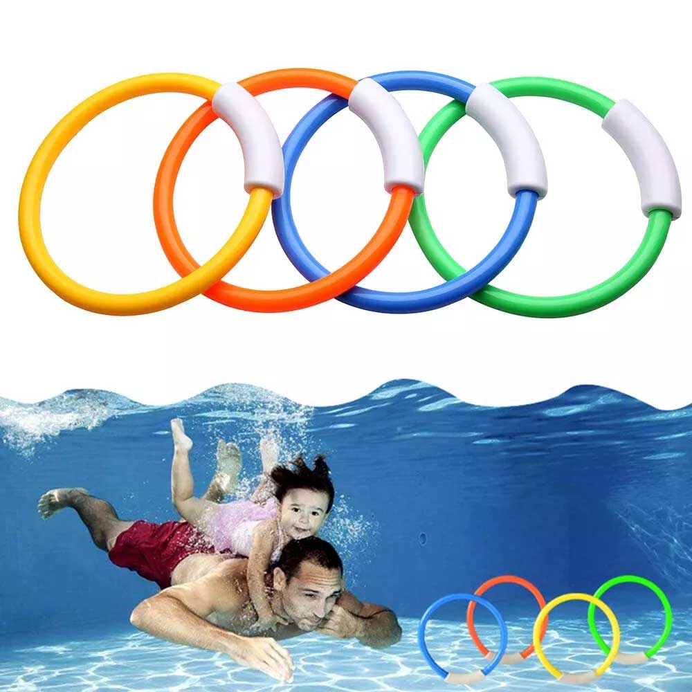 19pcs Kids Underwater Dive Toys Set - Swimming Pool Rings & Seaweed Game for Children, Party Favors