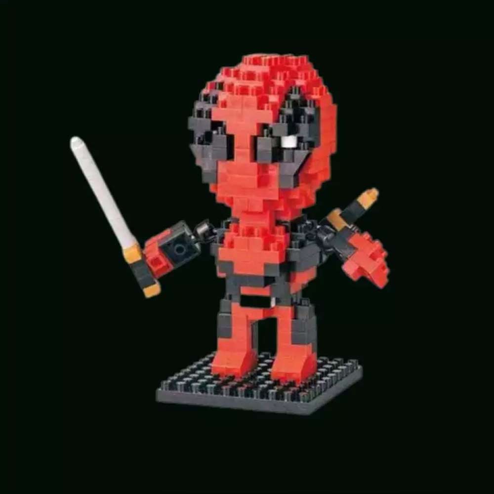 Deadpool Superhero LOZ Style Nano Brick Mini Building Block Puzzle Toy Gift
