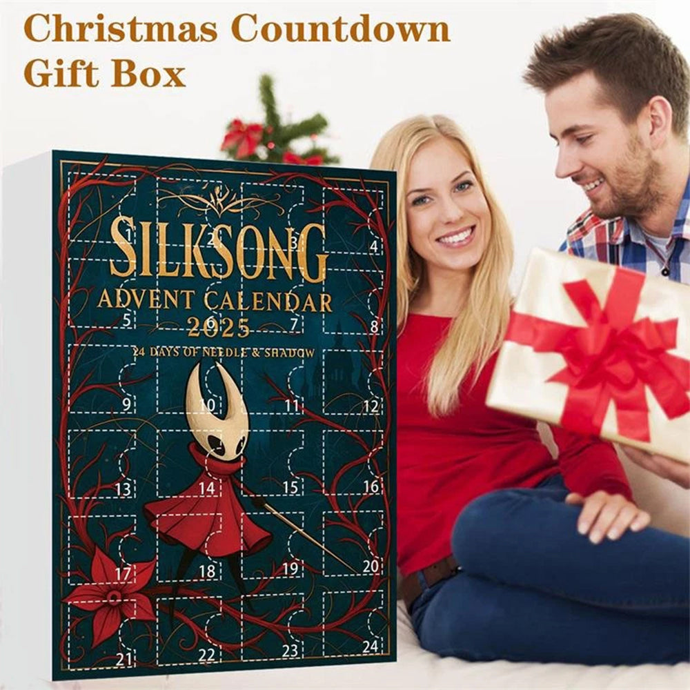 Hollow Knight: Silksong Advent Calendar 2025 | 24-Day Collectible Keychain Series with 2D Acrylic Figures