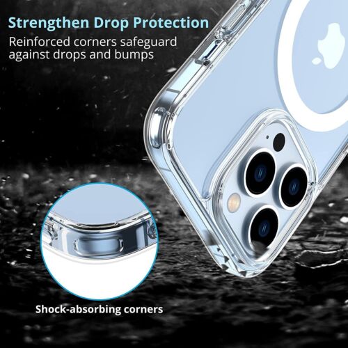 For iPhone 16 Pro Max Plus MagSafe Shockproof Case Screen & Lens Protectors Set