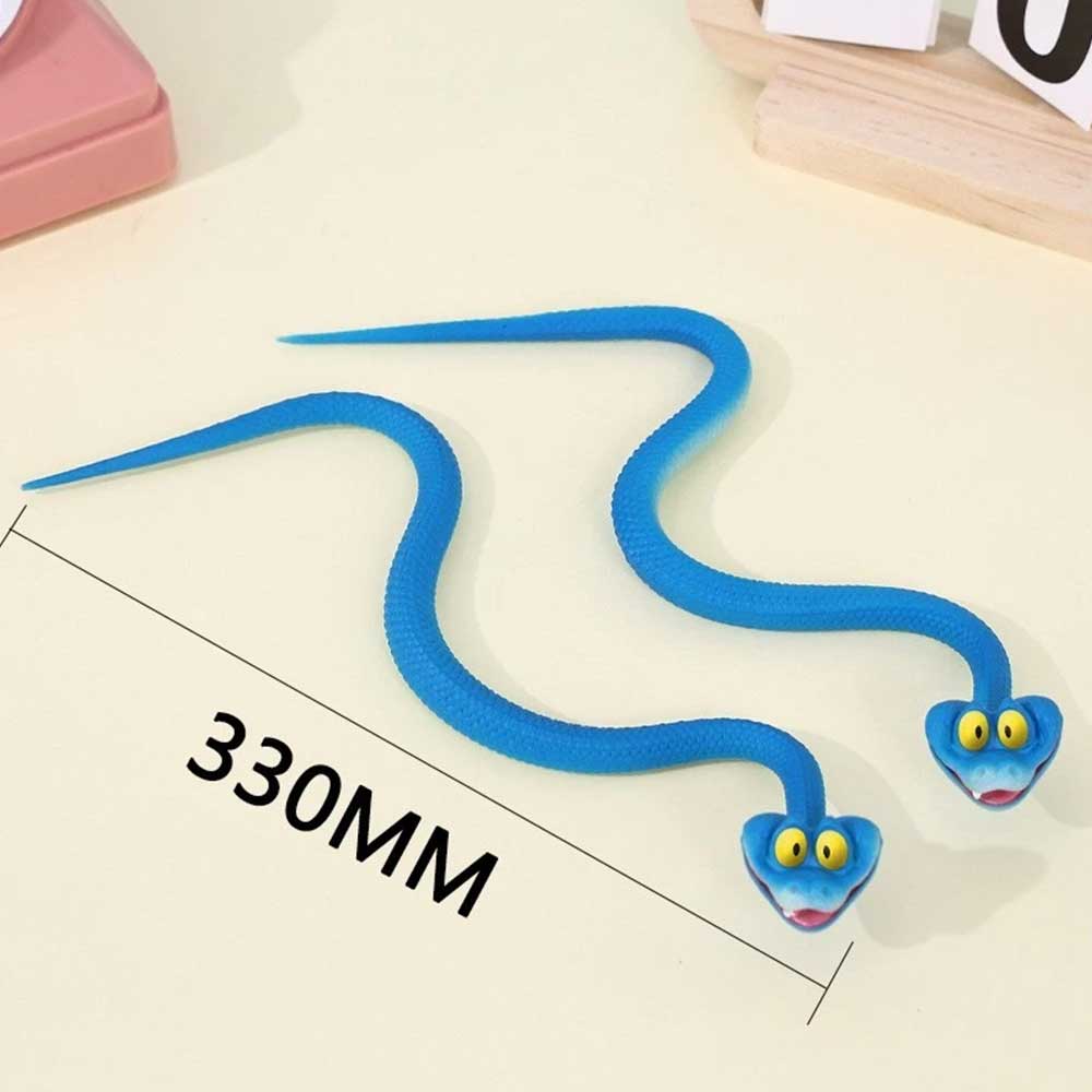 Flexible 33cm Animal Snake Figure - Poseable Cartoon Toy Model