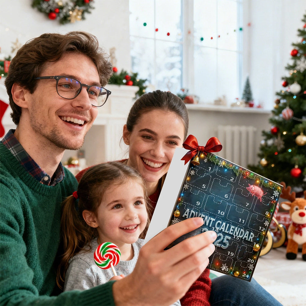 2D Pink Floyd 60th Anniversary Advent Calendar 2025- 24-Day Tarot Pendant Christmas Countdown