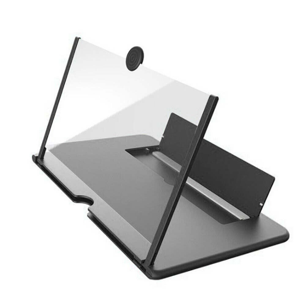 12inch Folding Amplifier Stand Screen Magnifier 3D Adjustable Mobile Phone HD