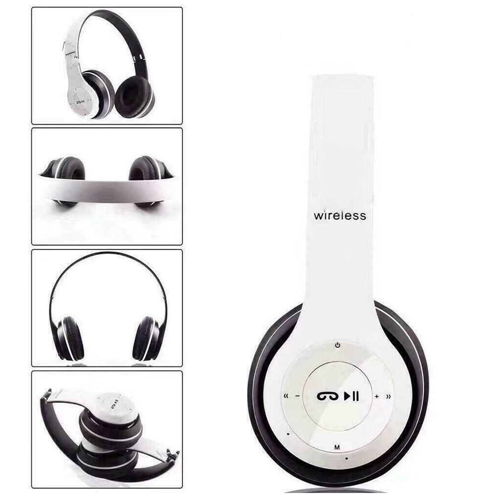 Wireless Bluetooth 5.1 Headphones with Noise Cancelling Over-Ear Earphones