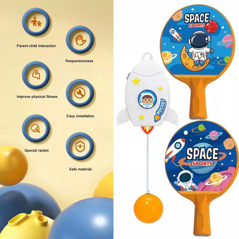 Hanging Table Tennis Trainer Kit Indoor Hanging Children's Table Tennis Exercise