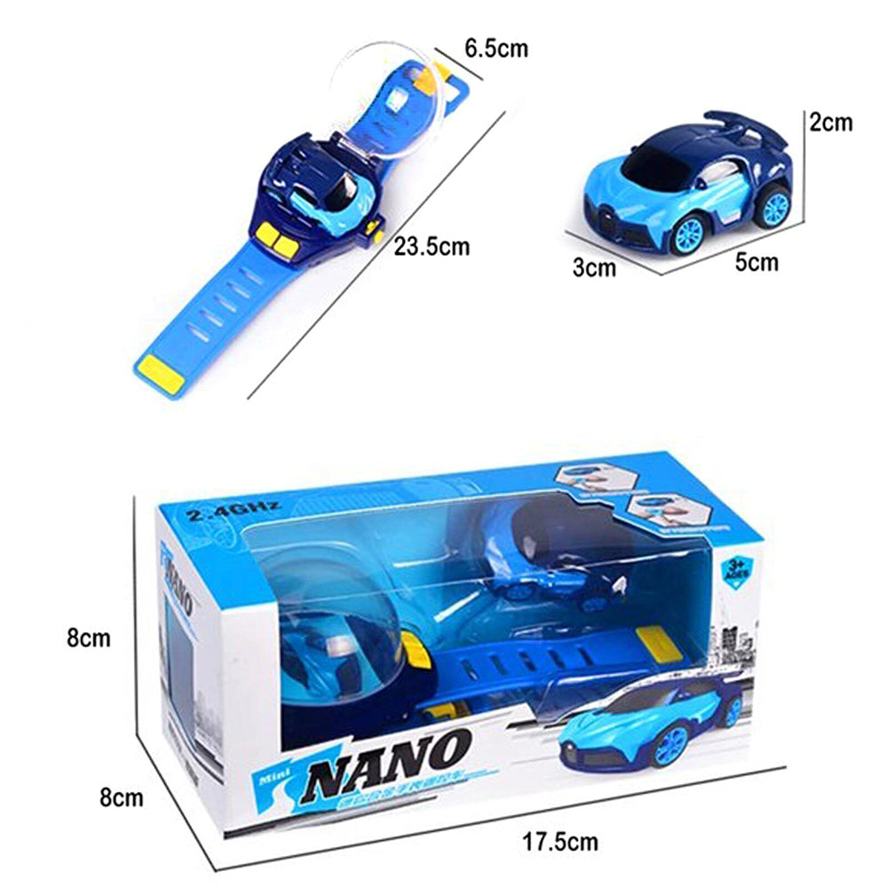Car Toys Watch RC Toy RC Mini Remote Control Car Watch Rechargeable Kids Gift