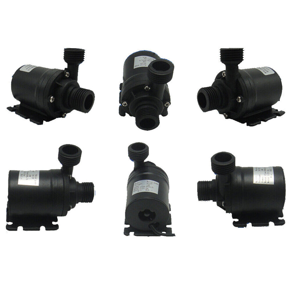 DC 12V Water Pump Ultra Quiet Lift 5M 800L/H Submersible Waterproof