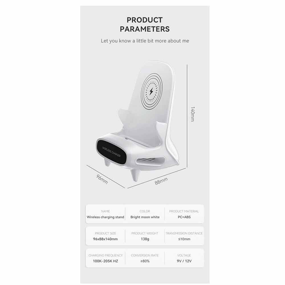 Multifunctional Wireless Fast Charging Station Portable Mini Chair For All Phone