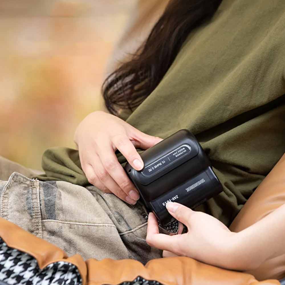 Clip on Waist Fan Cooling Fan Handheld Hands Free Rechargeable Under Shirt Fan