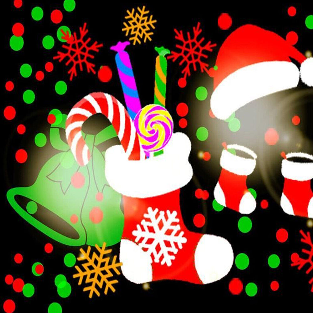 16Patterns Halloween Christmas Laser HD Projector Outdoor Light Party HomeDecor