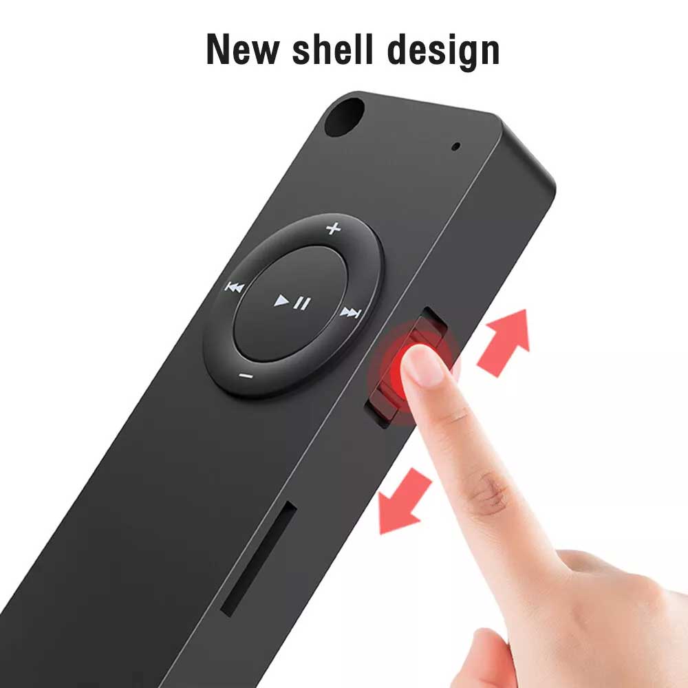 Bluetooth MP3 Player – Mini Music Player for Running, Supports TF/SD Card