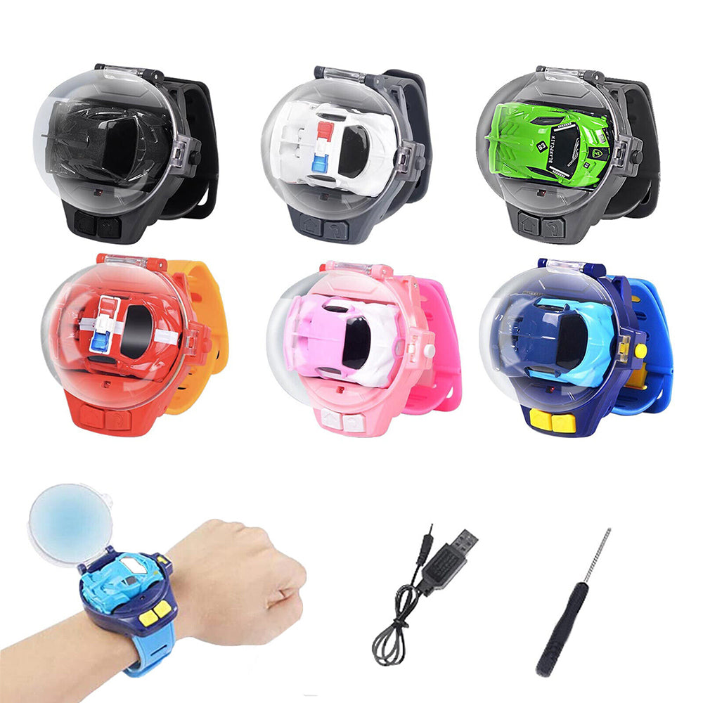 Car Toys Watch RC Toy RC Mini Remote Control Car Watch Rechargeable Kids Gift