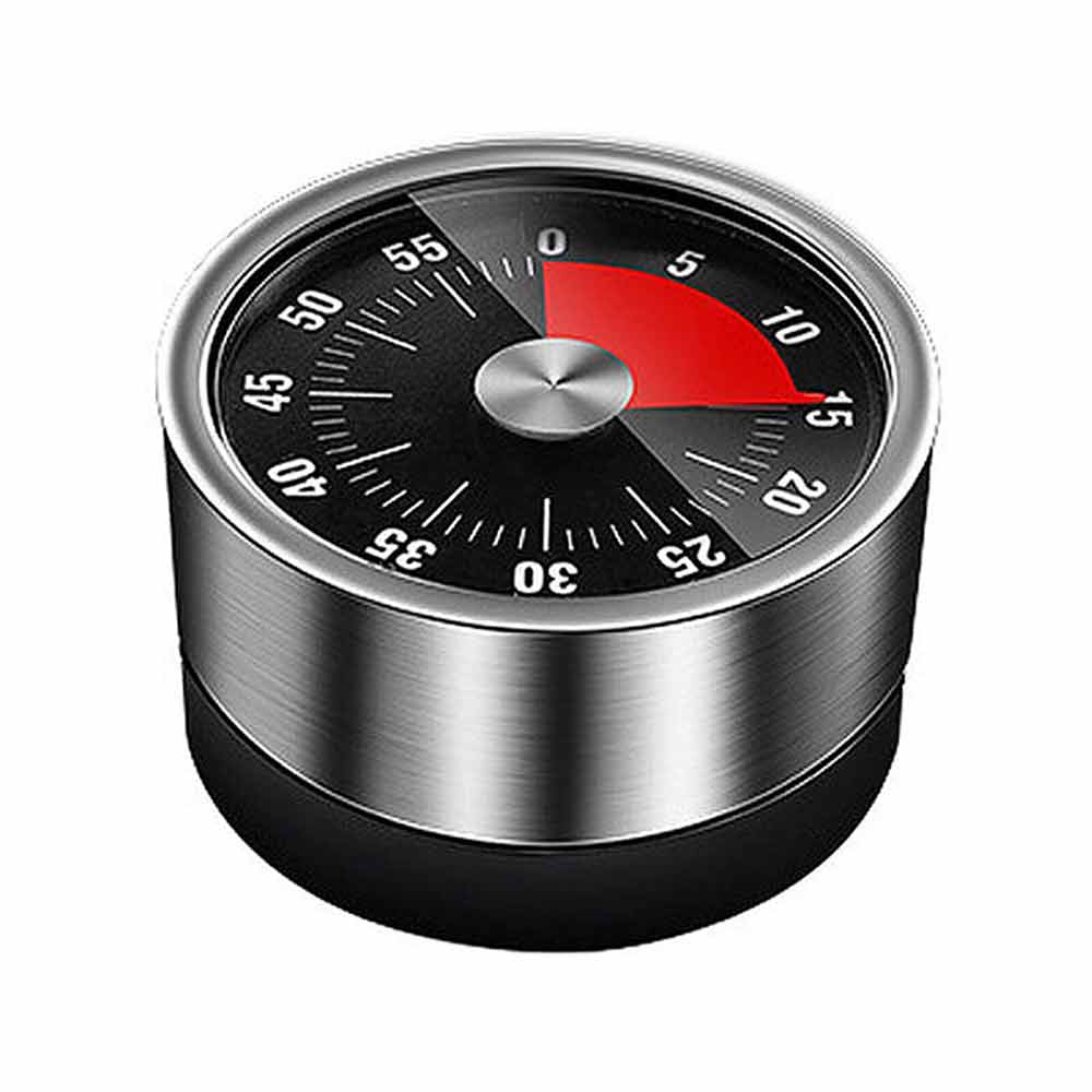 Kitchen Timer,Mechanical Stainless Steel Timer with Loud Alarm for Cooking