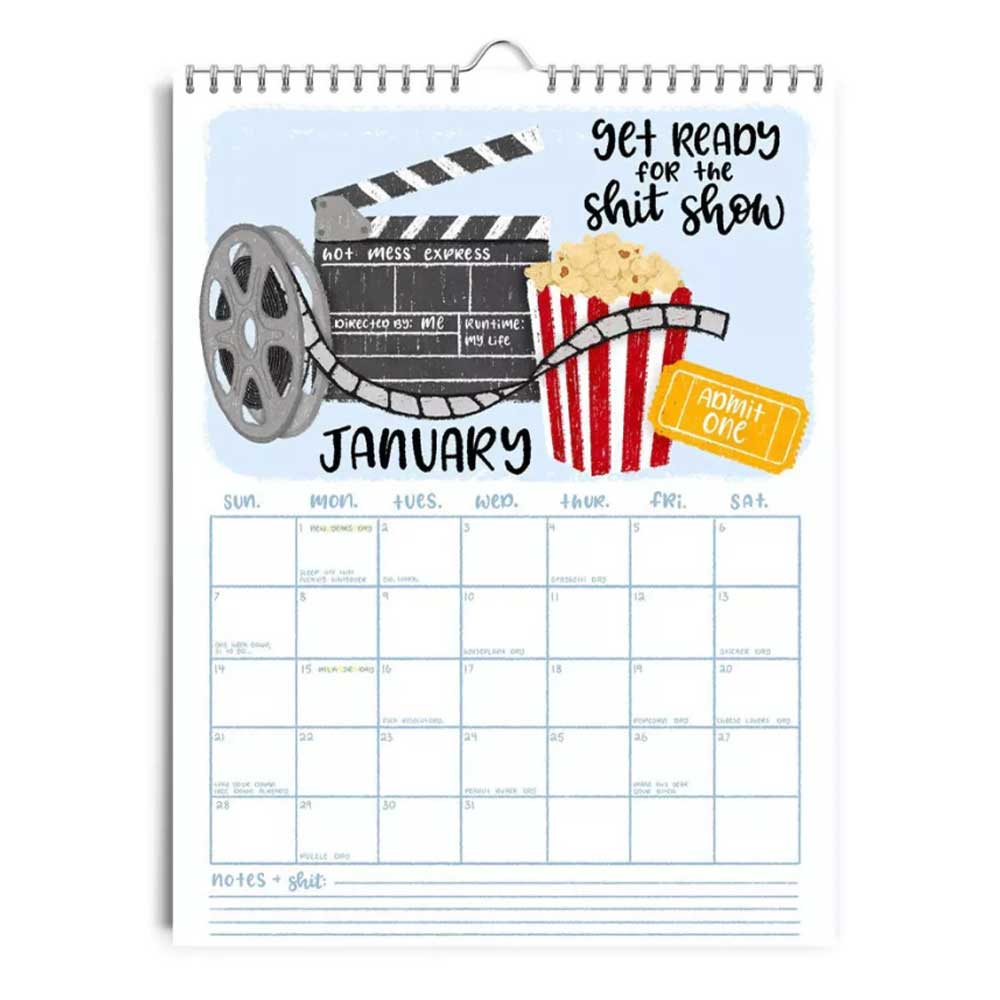 Here We Fu*king Go Again 2025 Calendar,Fucking Calendar 2025 Planner NEW