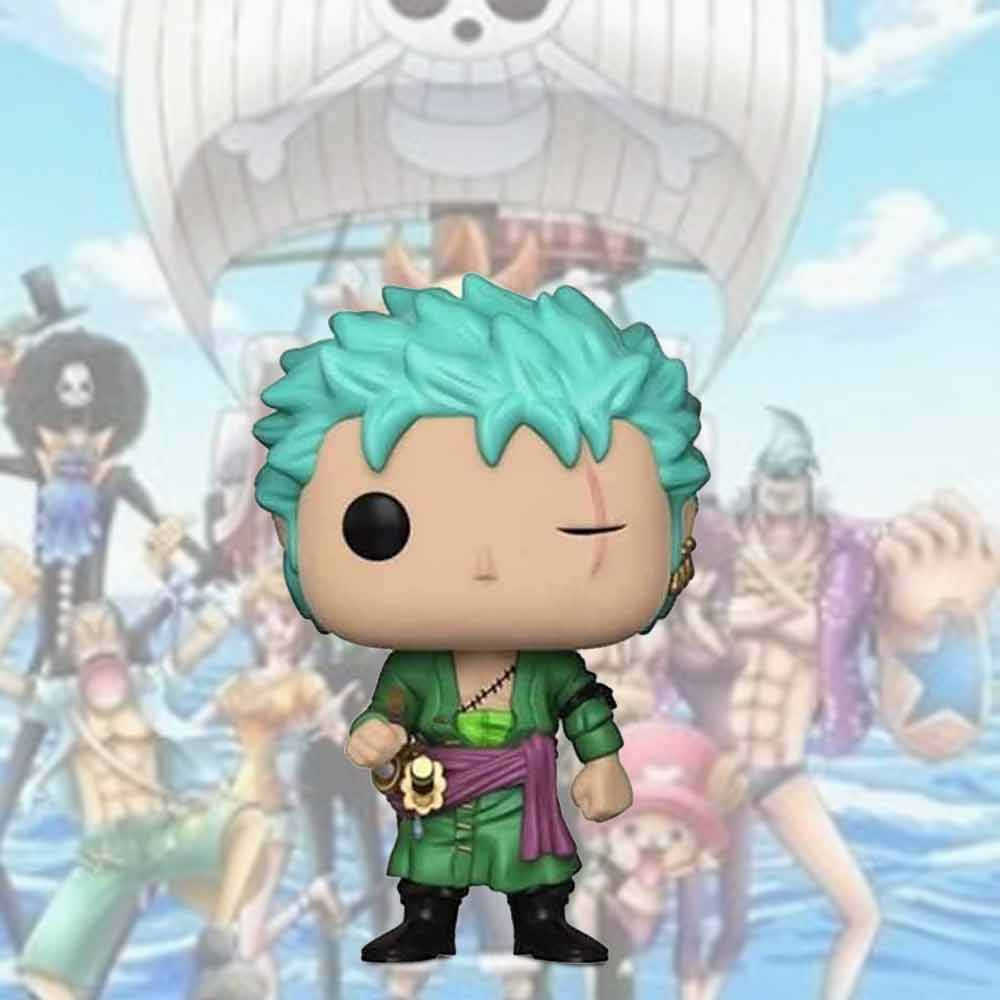 Funko POP-10CM One Piece Zoro Action Figure Model Toys For Kids Xmas Gift