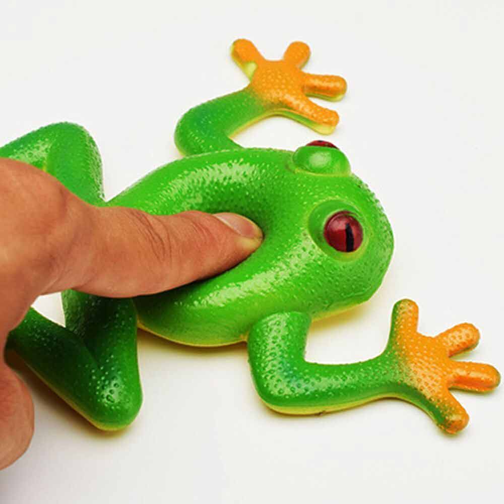Frog Model Tricky Toy Soft Rubber Fake Frog Simulation Decompress Frog Toys