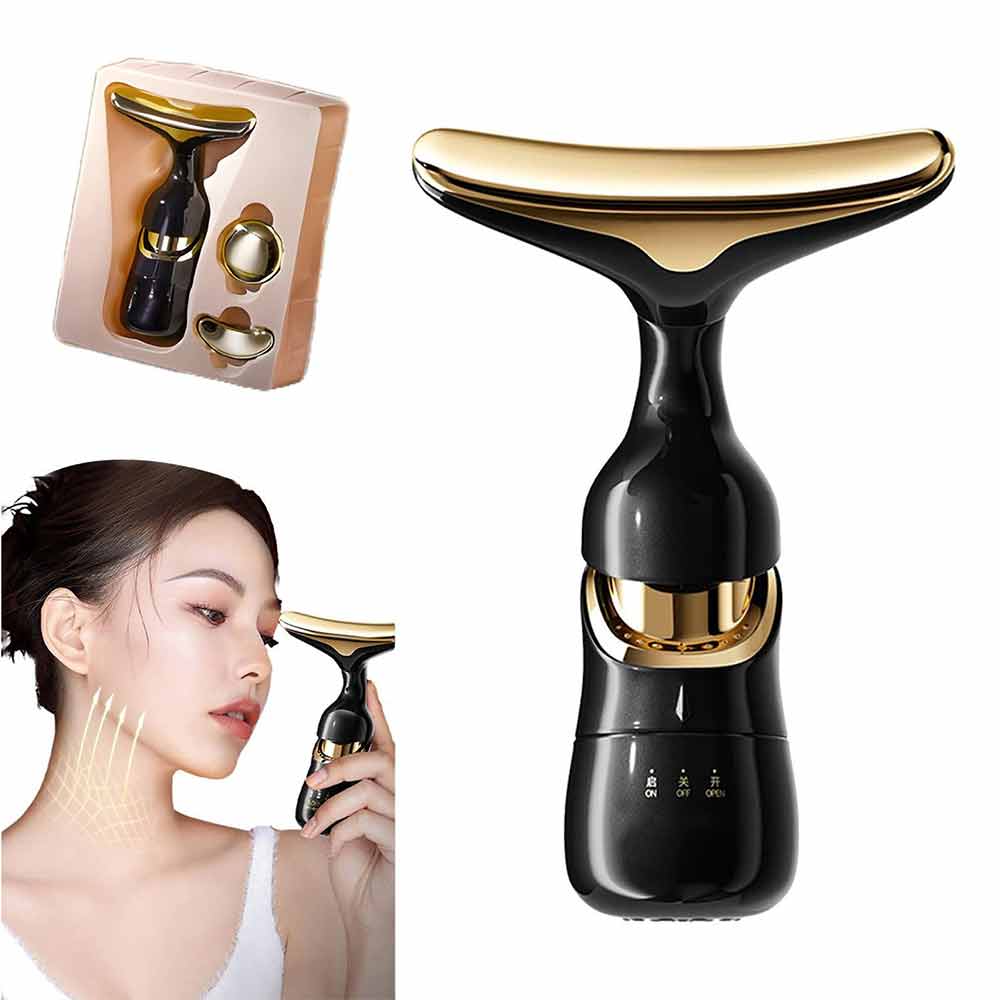 Electric Facial LED Beauty Neck Face Lifting Face Massager Anti Aging Care Women