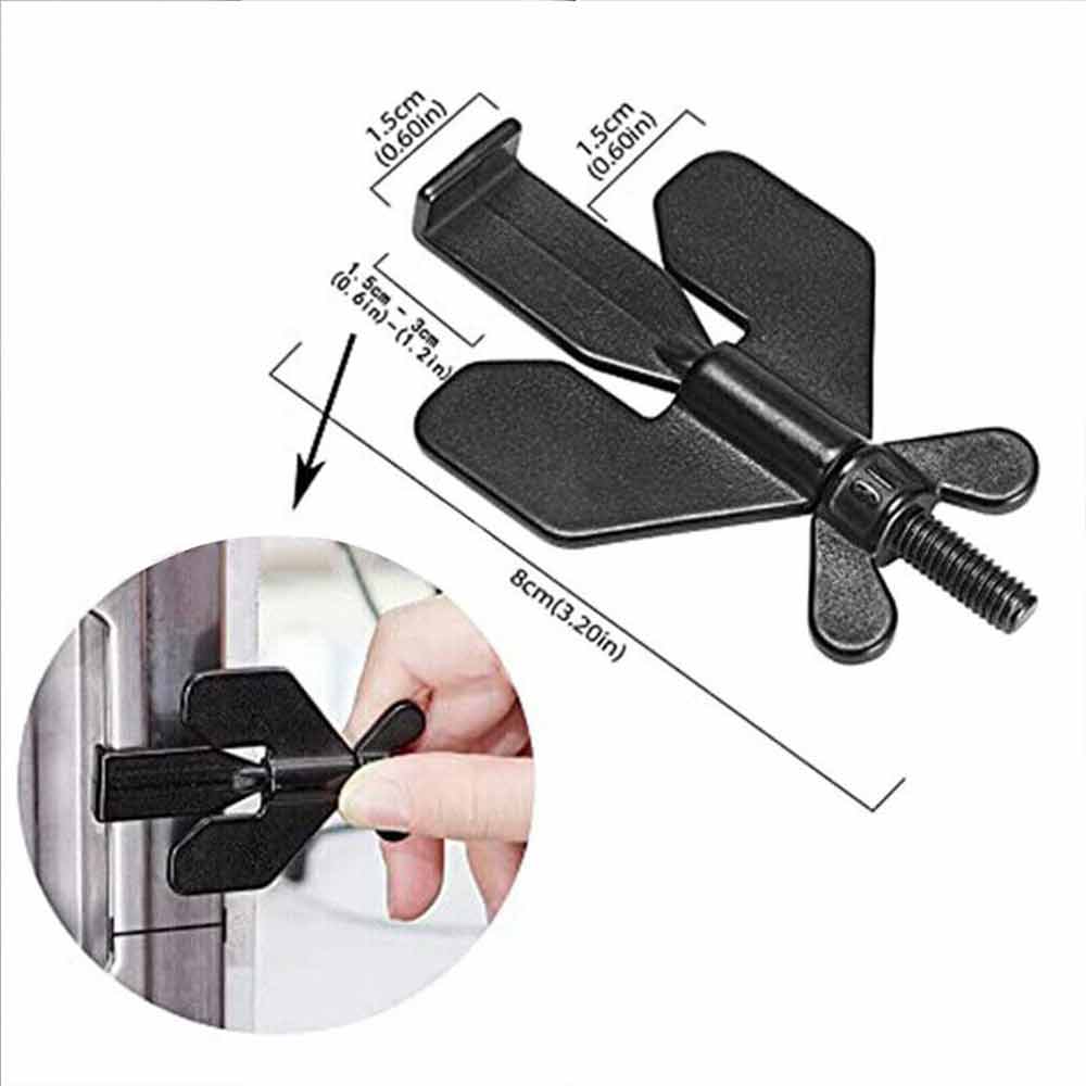 Portable Door Lock Home Security Travel Lockdown Locks Safe Lock for Home, Hotel, Apartment