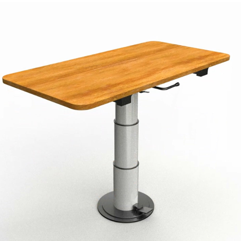 Adjustable Boat RV Table Leg | Height Lift & 360° Swivel Pedestal for Caravan