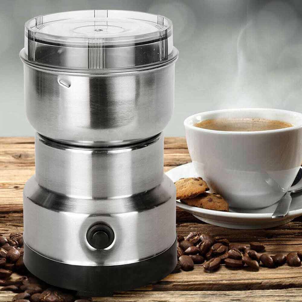 Electric Coffee & Spice Grinder – 300W Stainless Steel Blender for Beans, Nuts & Herbs AU Plug