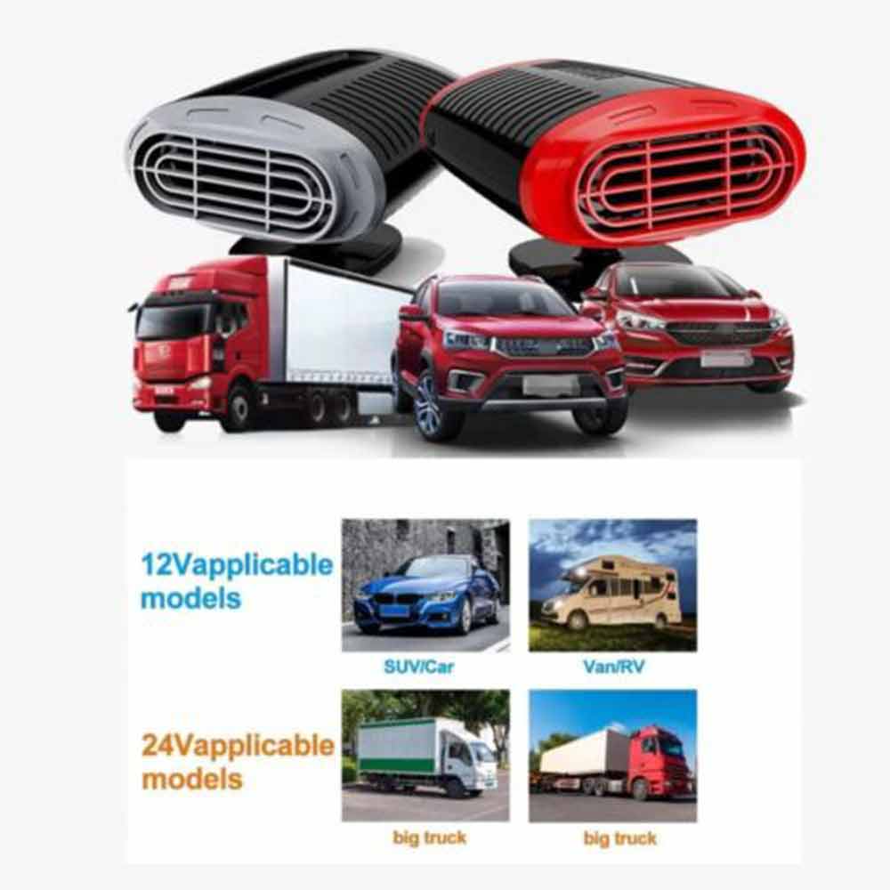 Electric Car Heater 12V Dc Heating Fan Defogger Defroster Demister Portable