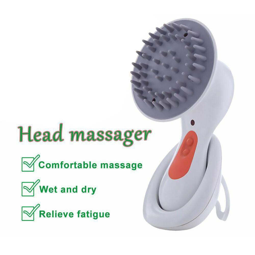 Electric Head Scalp Massager for Hair Growth Promote Blood Flow Waterproof AT