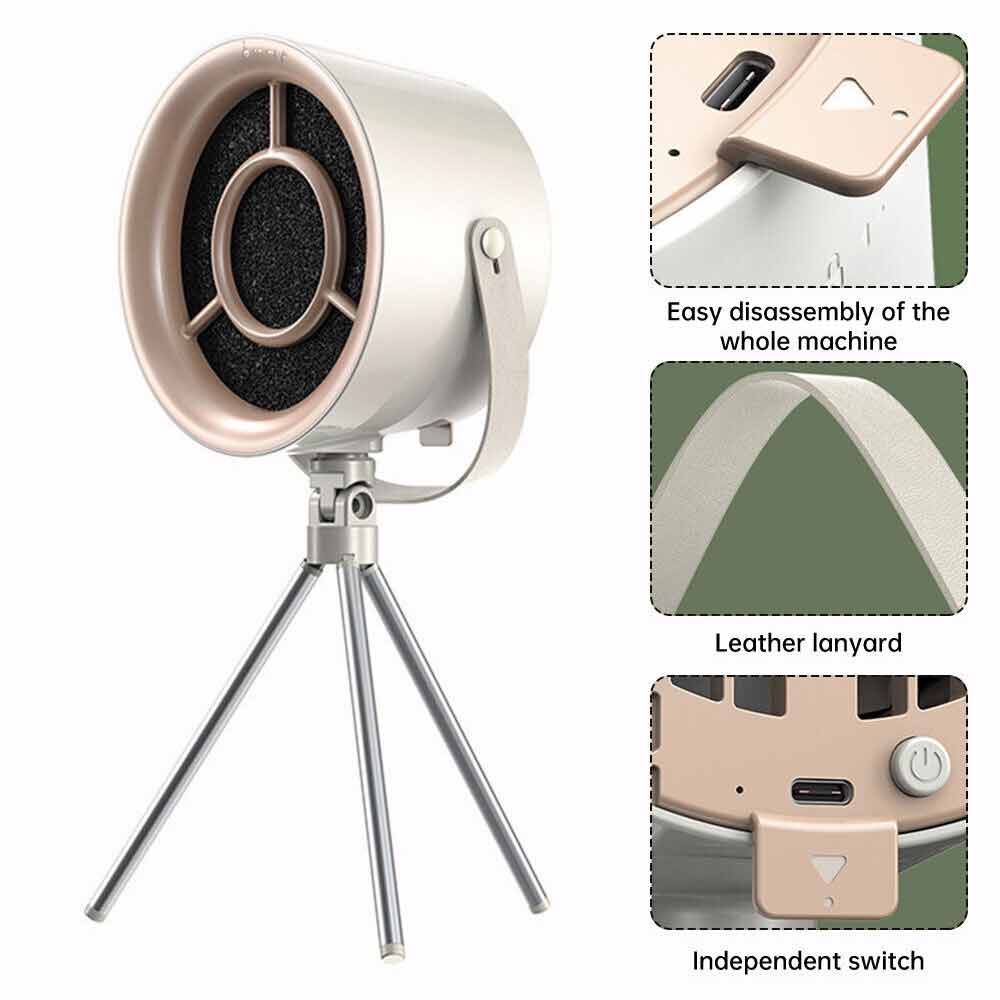 Desktop Cooker Hood Portable Lightweight Kitchen Exhaust Fan Range Hood Camping