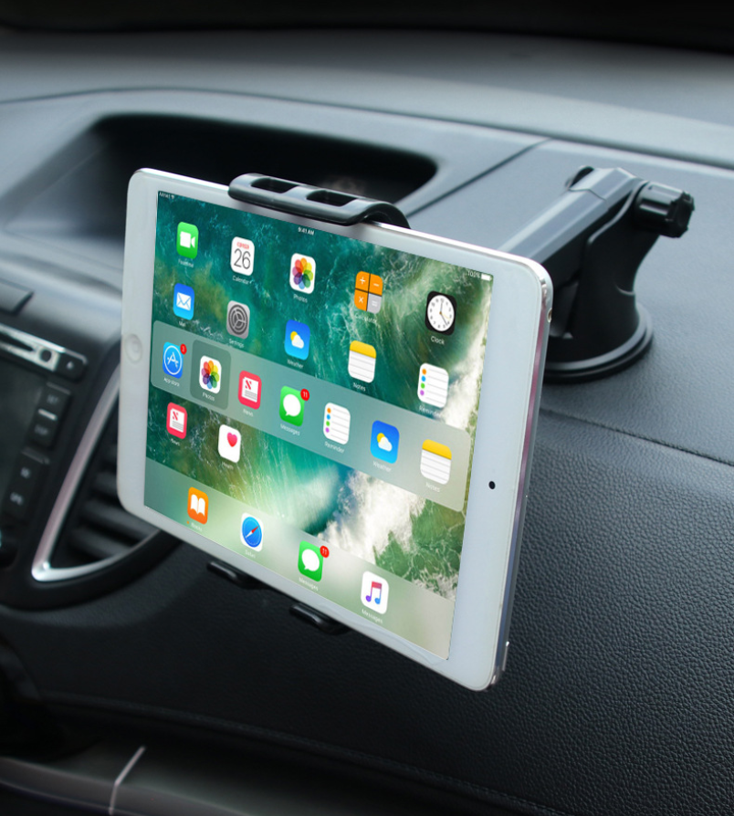 Car Tablet / Phone Holder Mount 360 Degree Adjustable Mobile Suction Cup Bracket Stand