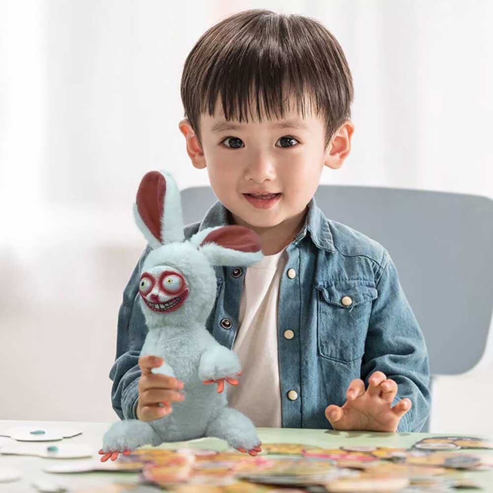 Crazy Bunny Plush Stuffed Doll Toy Cartoon Horro Halloween Party Scary Easter