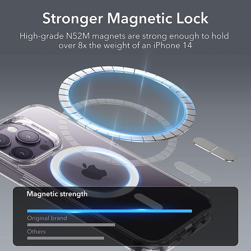 Clear Case For Magsafe For iPhone 15 14 Pro Max Magnetic Hard Acrylic Cover