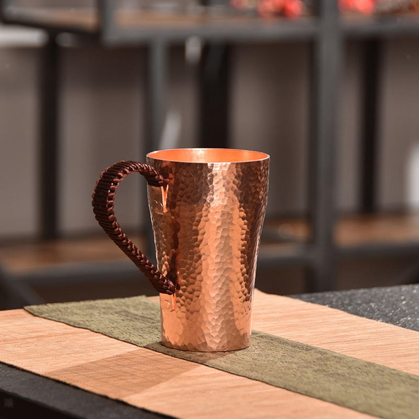 00ml Copper Mug – Hammered Moscow Mule Cup for Coffee, Tea & Cocktails