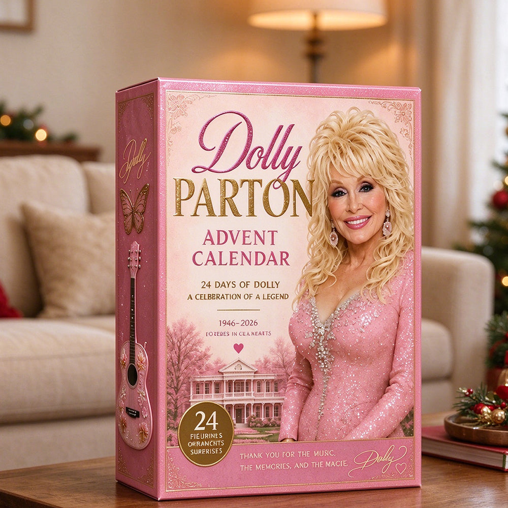 2D Dolly Parton Advent Calendar 2026– 24 Collectible Acrylic Ornaments Blind Box