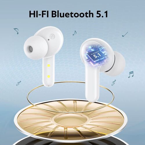 QCY T13 Wireless Bluetooth Earphone Headset Touch Control Earbuds Long Standby