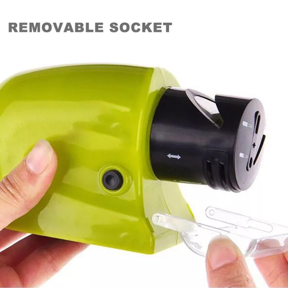 Cordless Electric Battery-Operated Kitchen Fast Sharp Tool Easy Sharpening