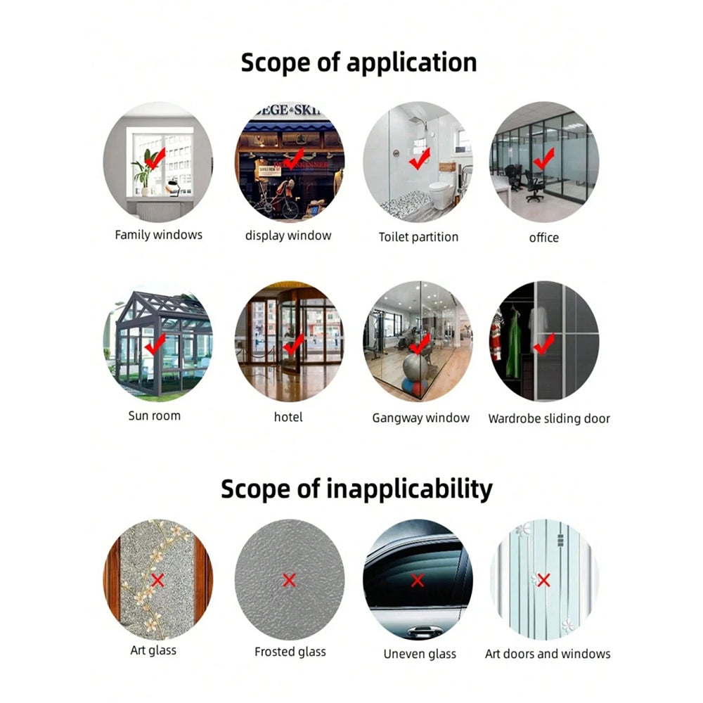 Santa Claus Sleigh Wall & Window Sticker Vinyl Decal for Glass Door Christmas Decor