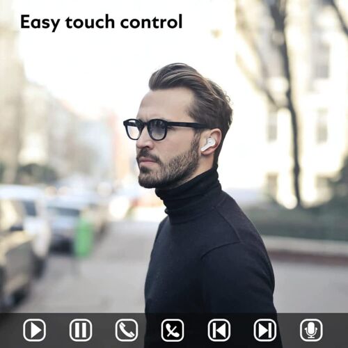QCY T13 Wireless Bluetooth Earphone Headset Touch Control Earbuds Long Standby