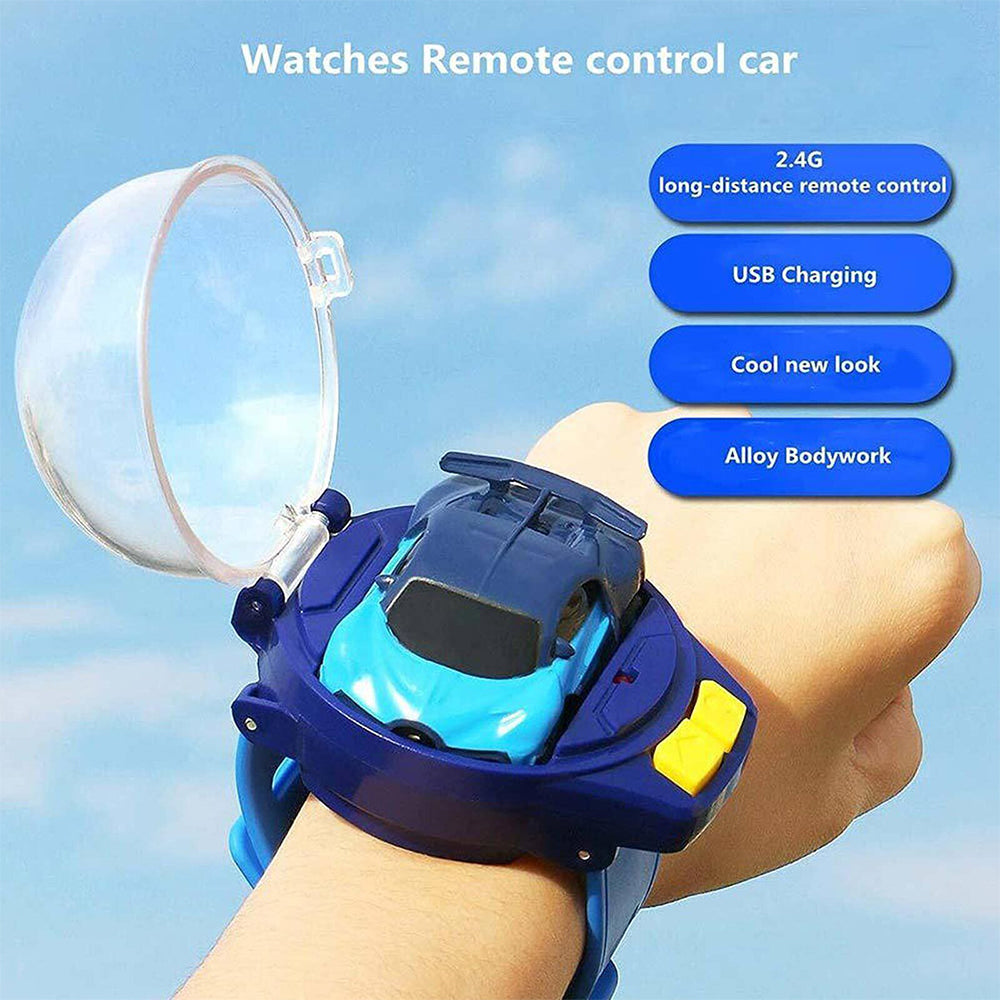 Car Toys Watch RC Toy RC Mini Remote Control Car Watch Rechargeable Kids Gift