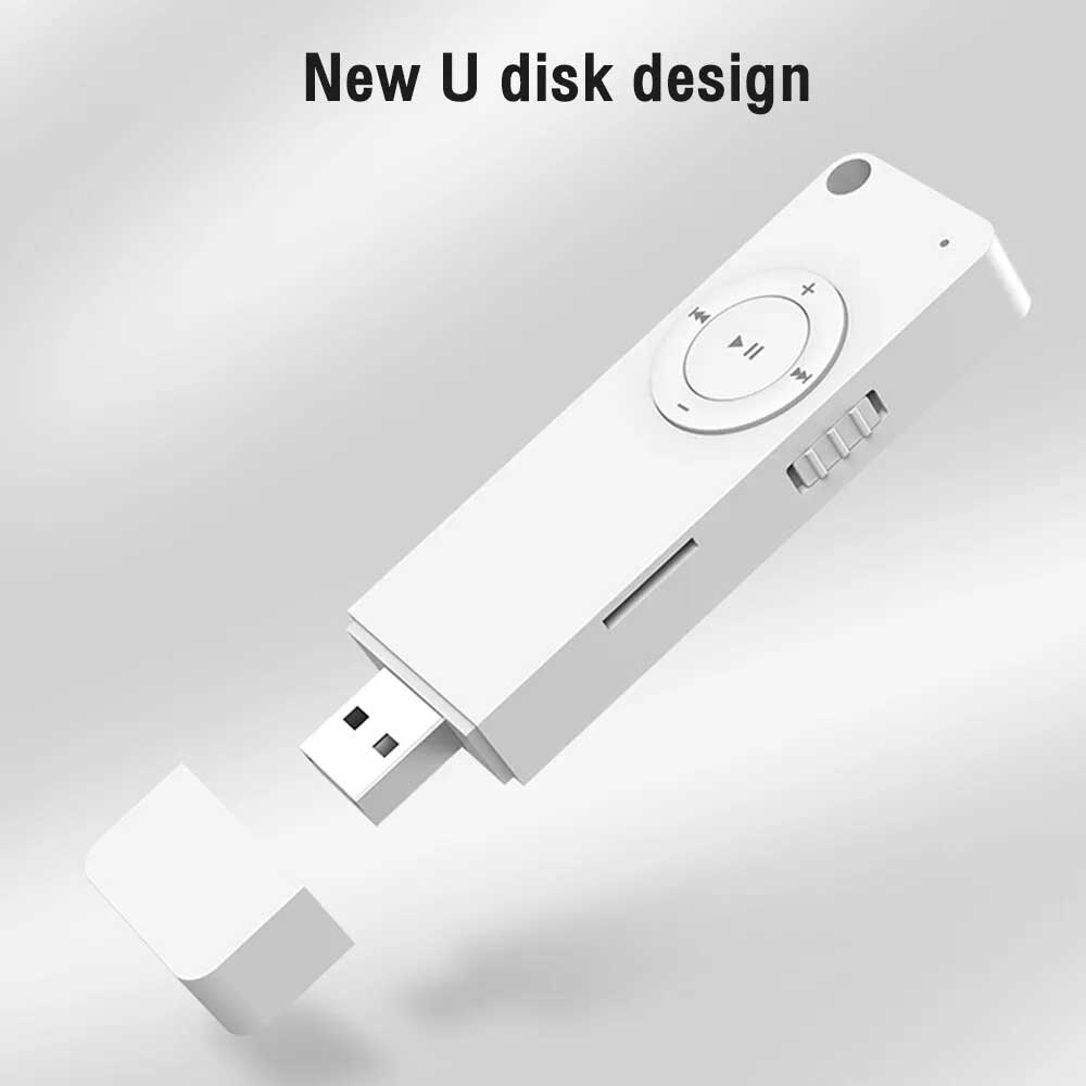 Bluetooth MP3 Player – Mini Music Player for Running, Supports TF/SD Card