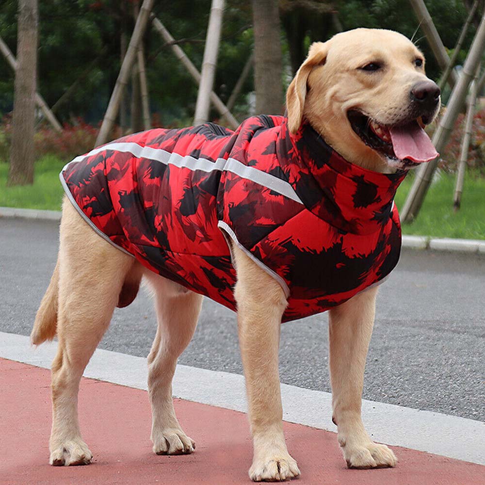 Fleece Coat Vest Jacket Pet Warm Padded Dog Puppy Clothes Reflective Waterproof