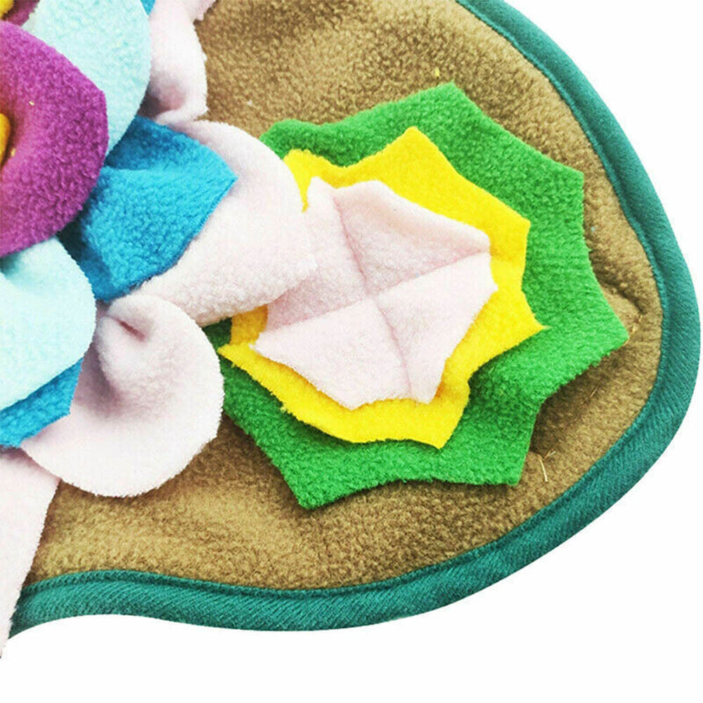 50x50cm Pet Dog Snuffle Mat Sniffing Treat Foraging Toy Nose Training Pad