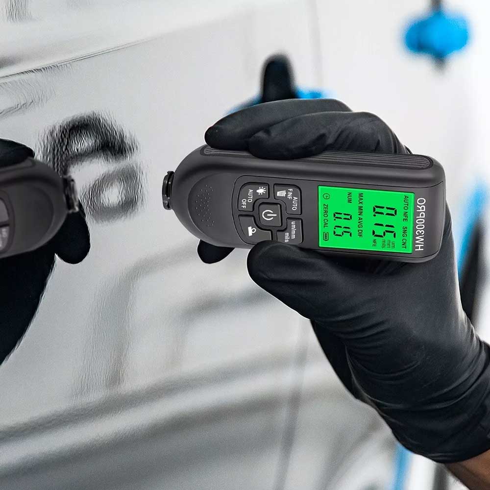 Car Digital Coating LCD Paint Thickness Gauge Meter Tester Painting HW-300PRO