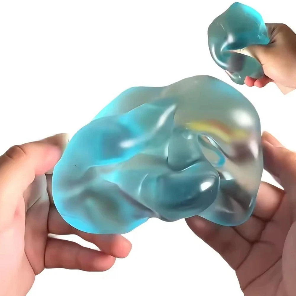 6cm Squishy Stress Ball – Random Colour Fidget Squeeze Sensory Relief Toy