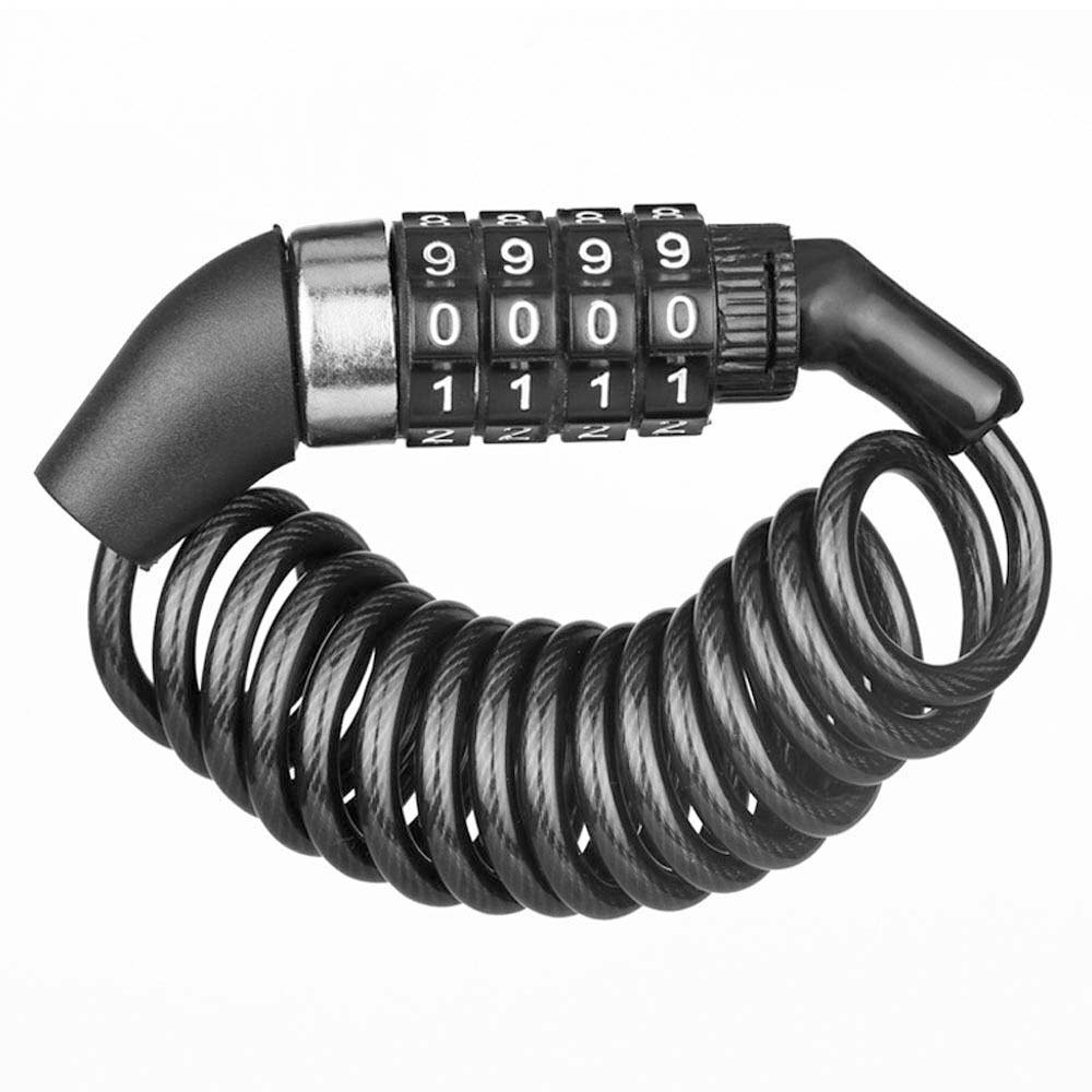 Helmet Lock Chain 4 Digit Password Combination Bike Motorcycle Anti-theft Lock