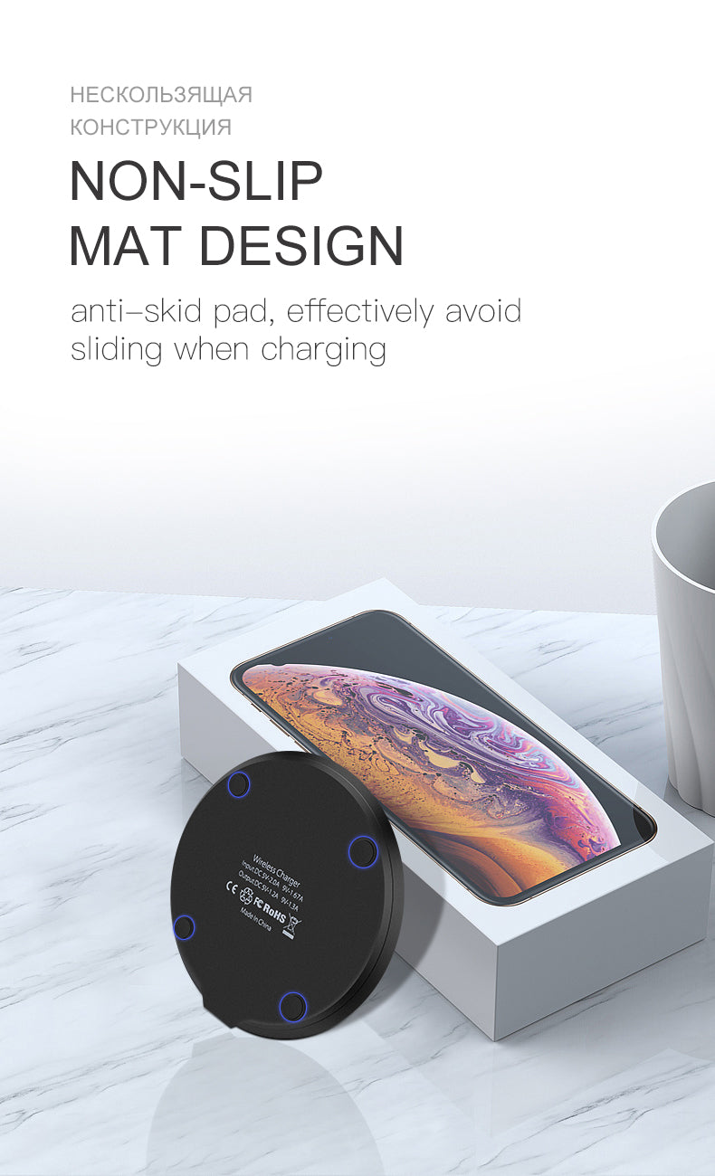 30W Wireless Charger Mat Pad Fast Charging For iPhone 14 13 12 Pro Samsung S23+