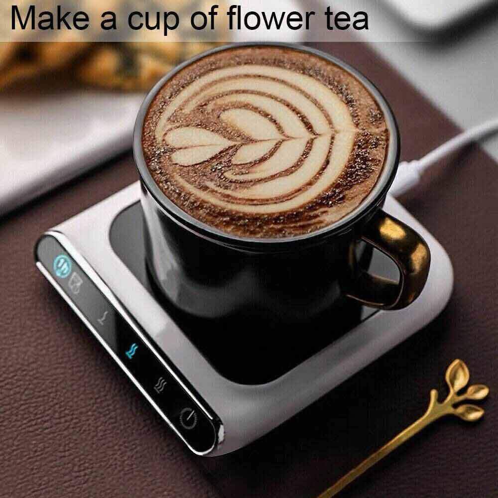 Smart USB Coffee Mug Warmer Tea Milk Cup Heater Pad Heating Plate Office Home