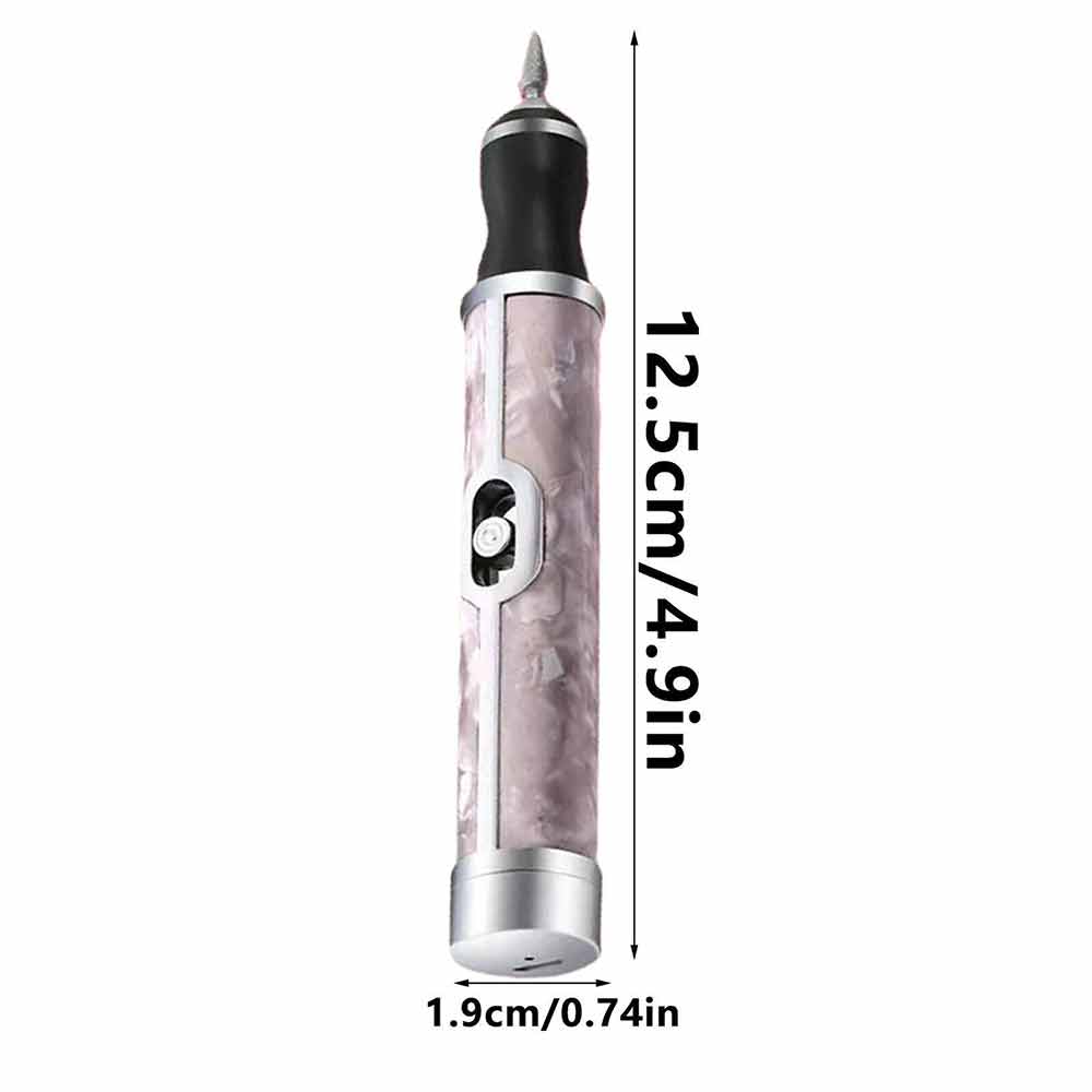 Cordless Nail Grinder for Thick Toenails – 4-Speed Electric Nail File with 7 Attachments, Low Noise & Rechargeable