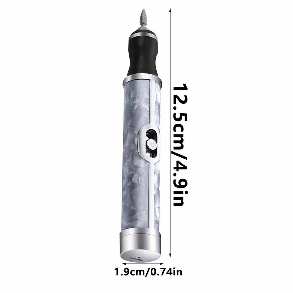 Cordless Nail Grinder for Thick Toenails – 4-Speed Electric Nail File with 7 Attachments, Low Noise & Rechargeable