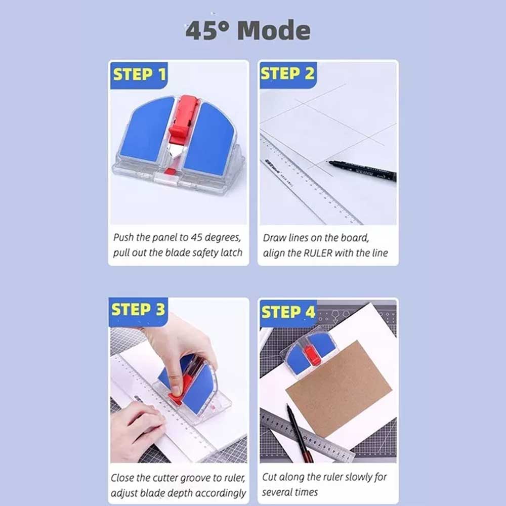 Mat Cutter 45 & Bevel Mat Board Cutter Beveled Cut Tool for Art Picture Framing