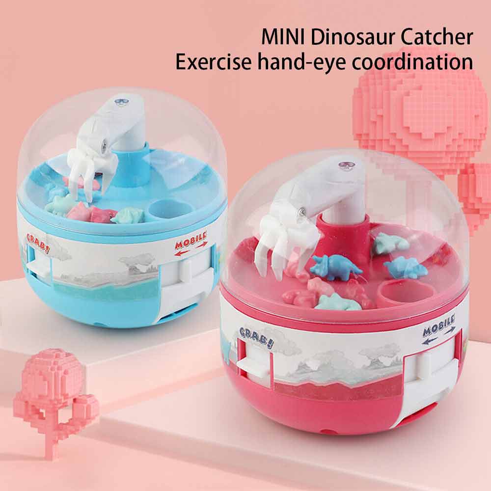 Mini Claw Machine Toys Creative Cute Grabbing dinosaur for Kids Birthday Gift