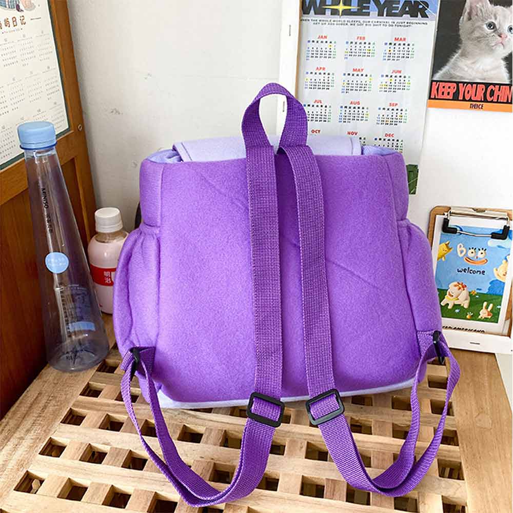 Dora the Explorer Plush Backpack with Interactive Map – Purple Kids Adventure Bag for School & Dress-Up